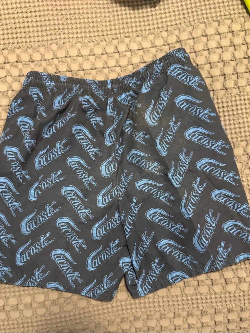 Kid’s Blue Logo Swim Trunks